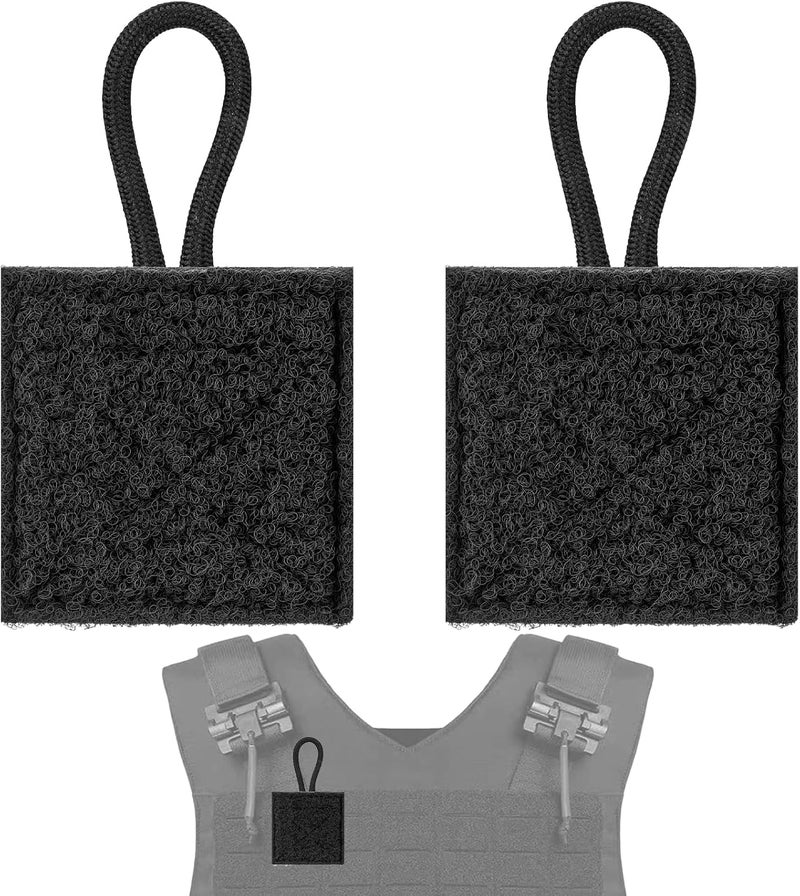 Ullnosoo Microphone Radio Holder, 2 Pcs Mic Clip for Police, Super Strong Stitches No Breaking, Law Enforcement Radio Microphone Holder for Vest Accessories - Image 1
